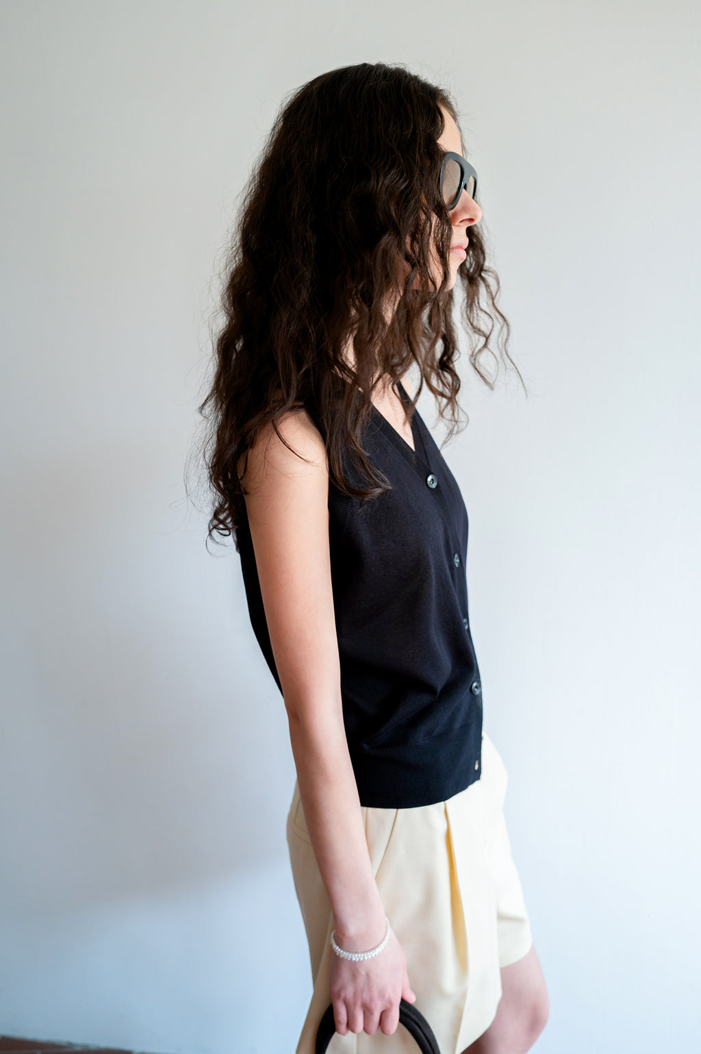 Clear Wool Shorts Butter