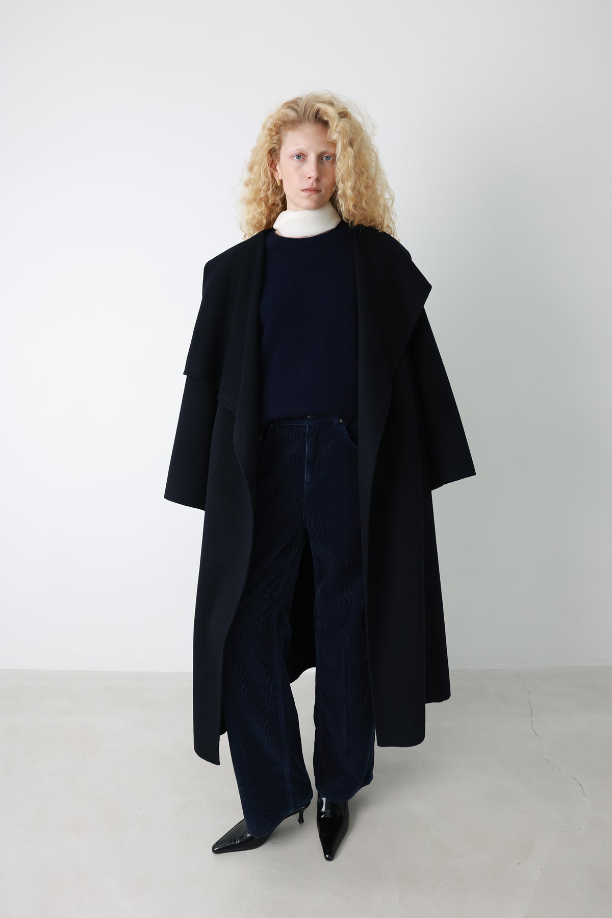 Soft Corduroy Pants Navy