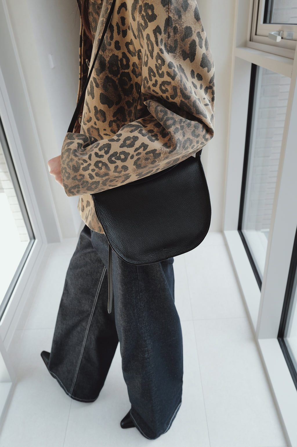 Leopard Mac Jacket Beige