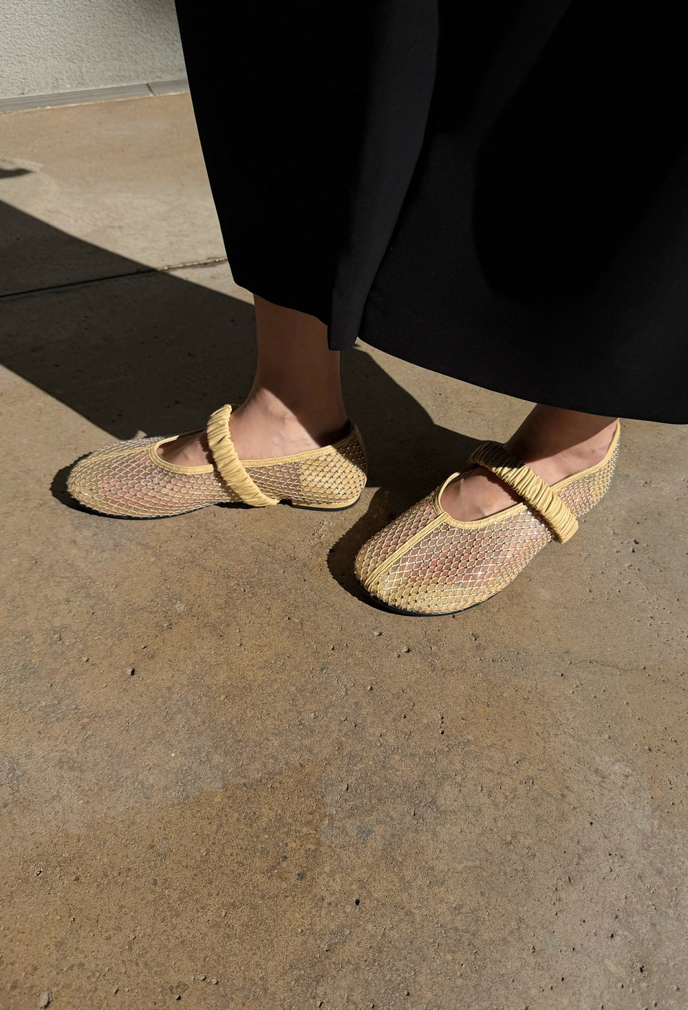Bobby-Sox Round Shoes Beige
