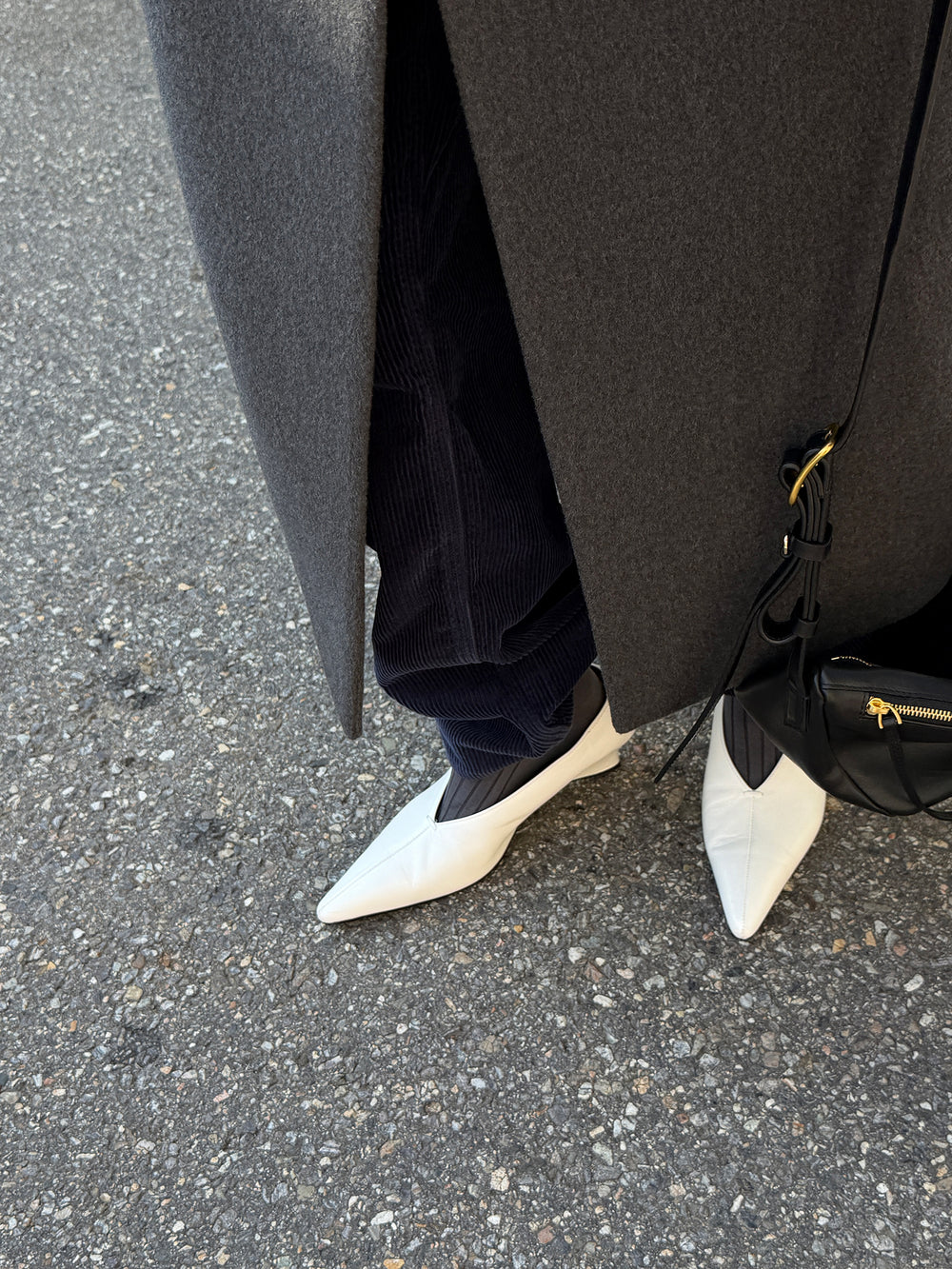 Soft Corduroy Pants Navy