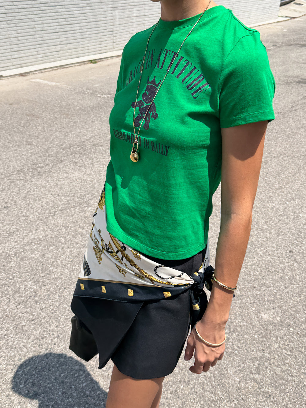 Crown Bear T-Shirt Green