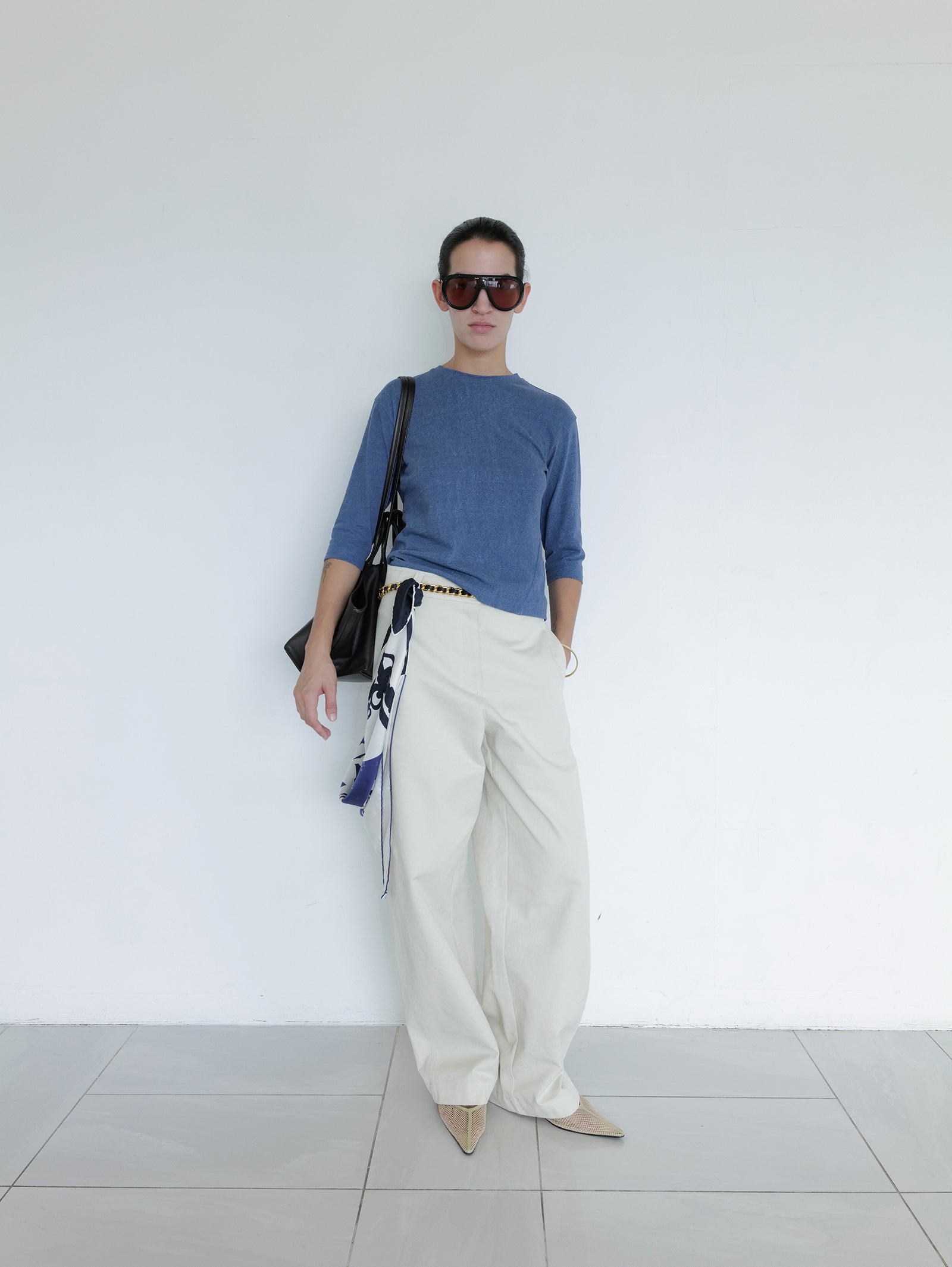 Pigment Dyed T-shirt Blue