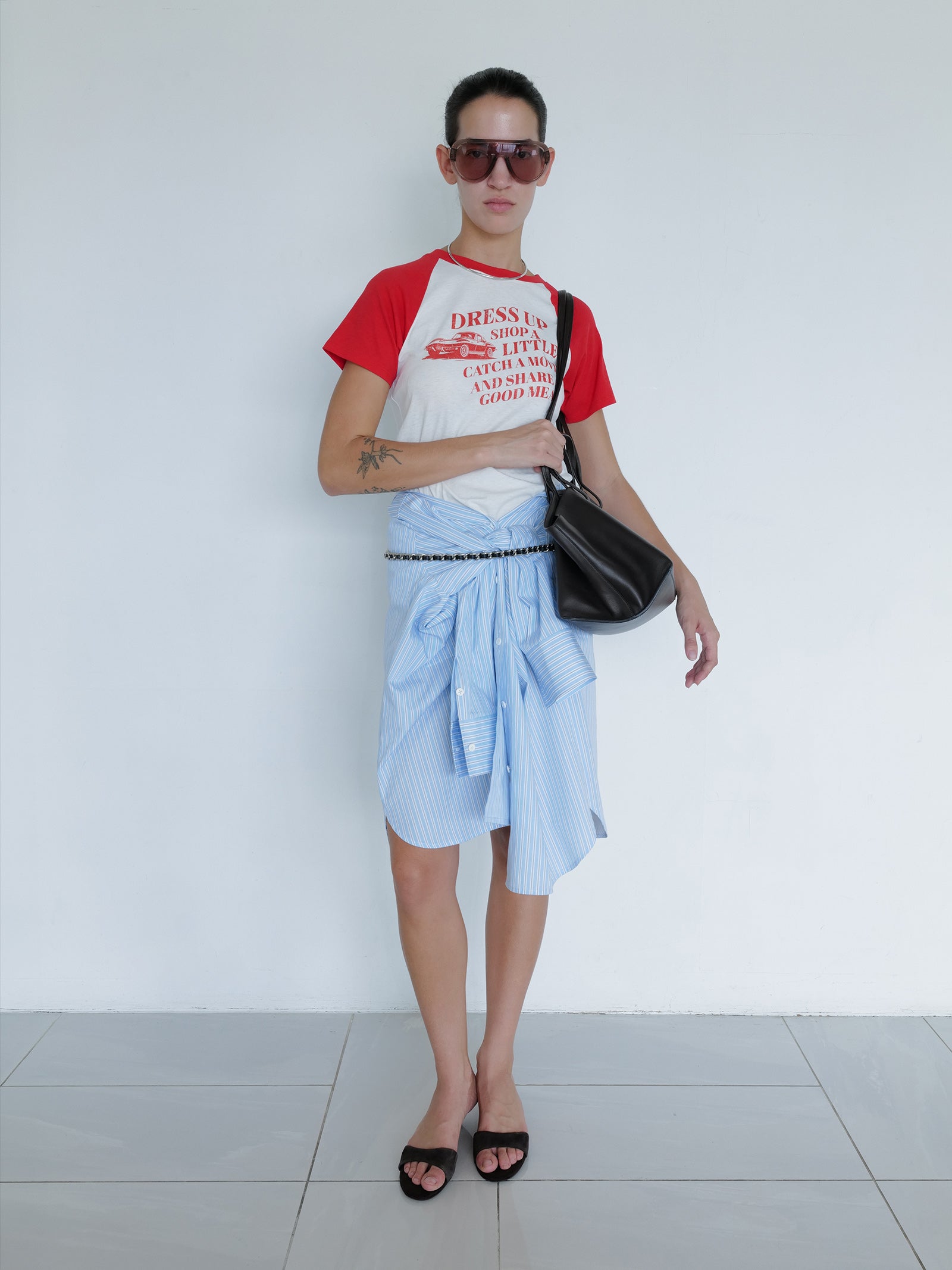 Vintage Car T-shirt Red