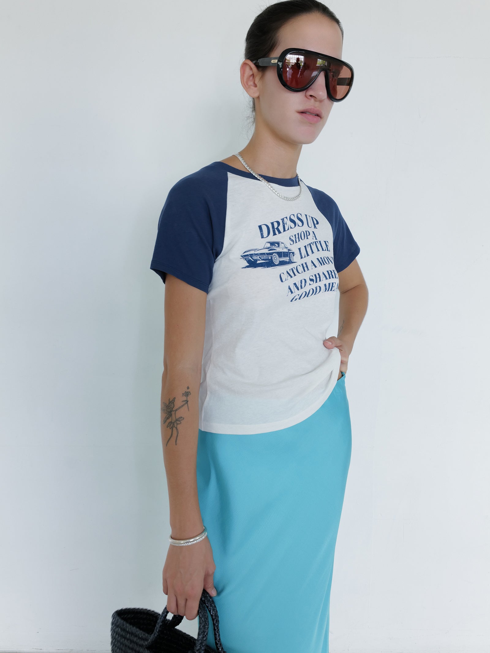Vintage Car T-shirt Navy