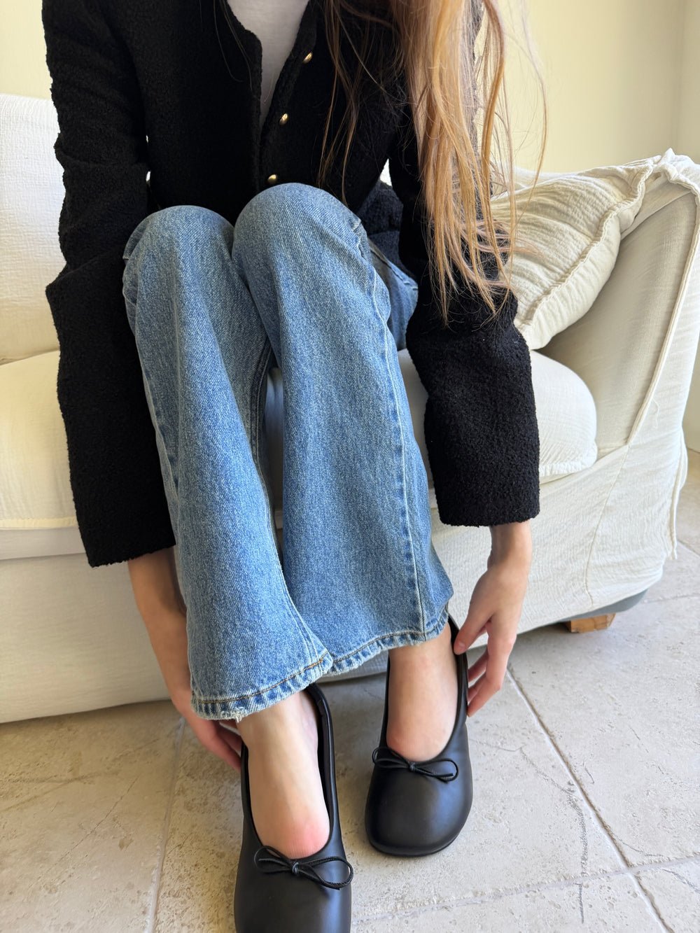 Wool Blended Bouclé Jacket