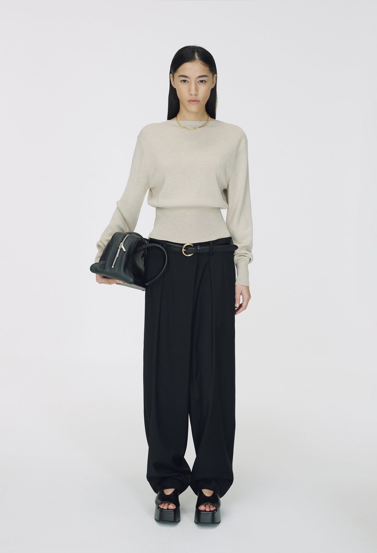 Spring Wool Cardigan Light Beige