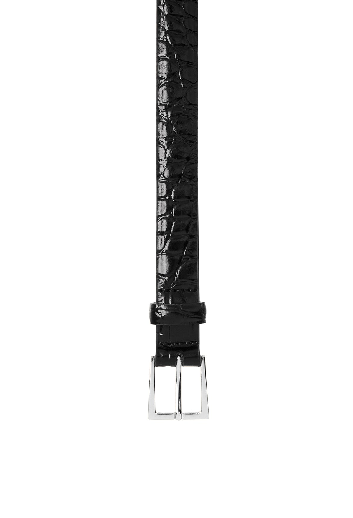 Classic Buckle Belt Crocker Black Silver