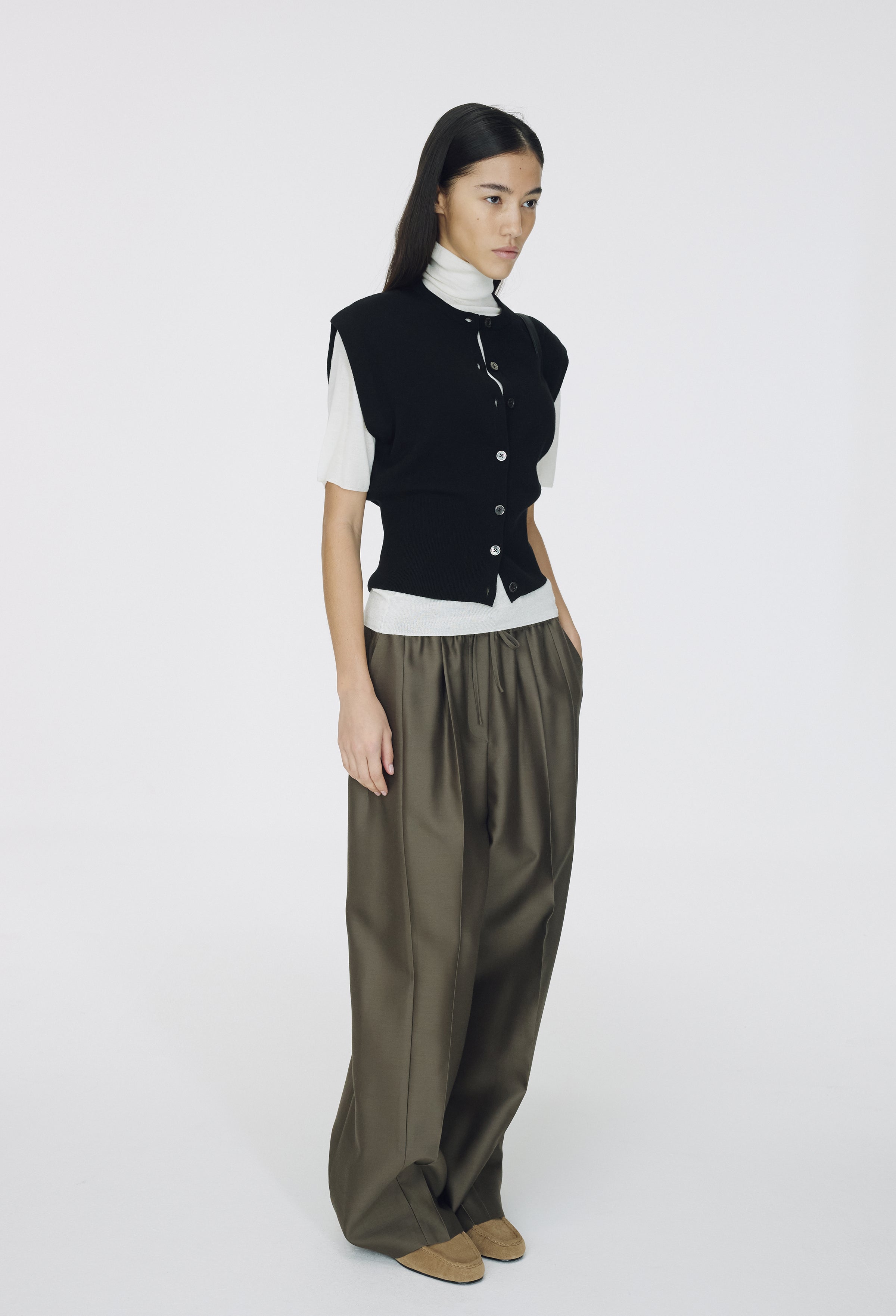 Wool Silk Pants