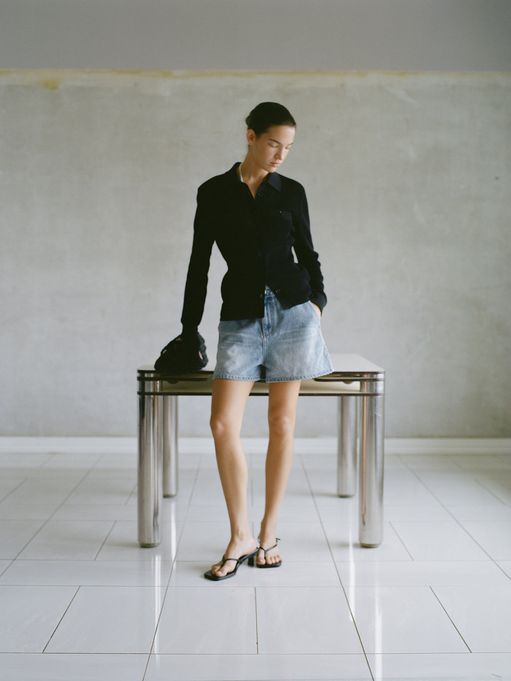 Flow Pique Knit Black