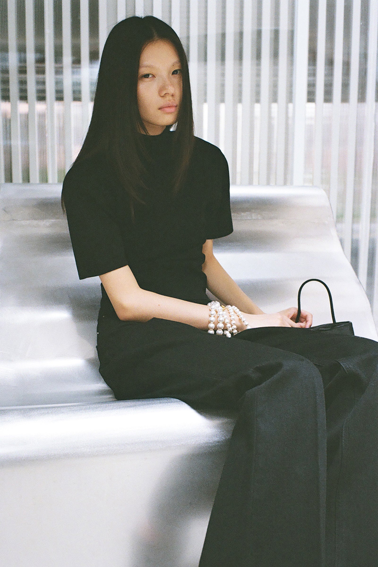High-density short-sleeve knit