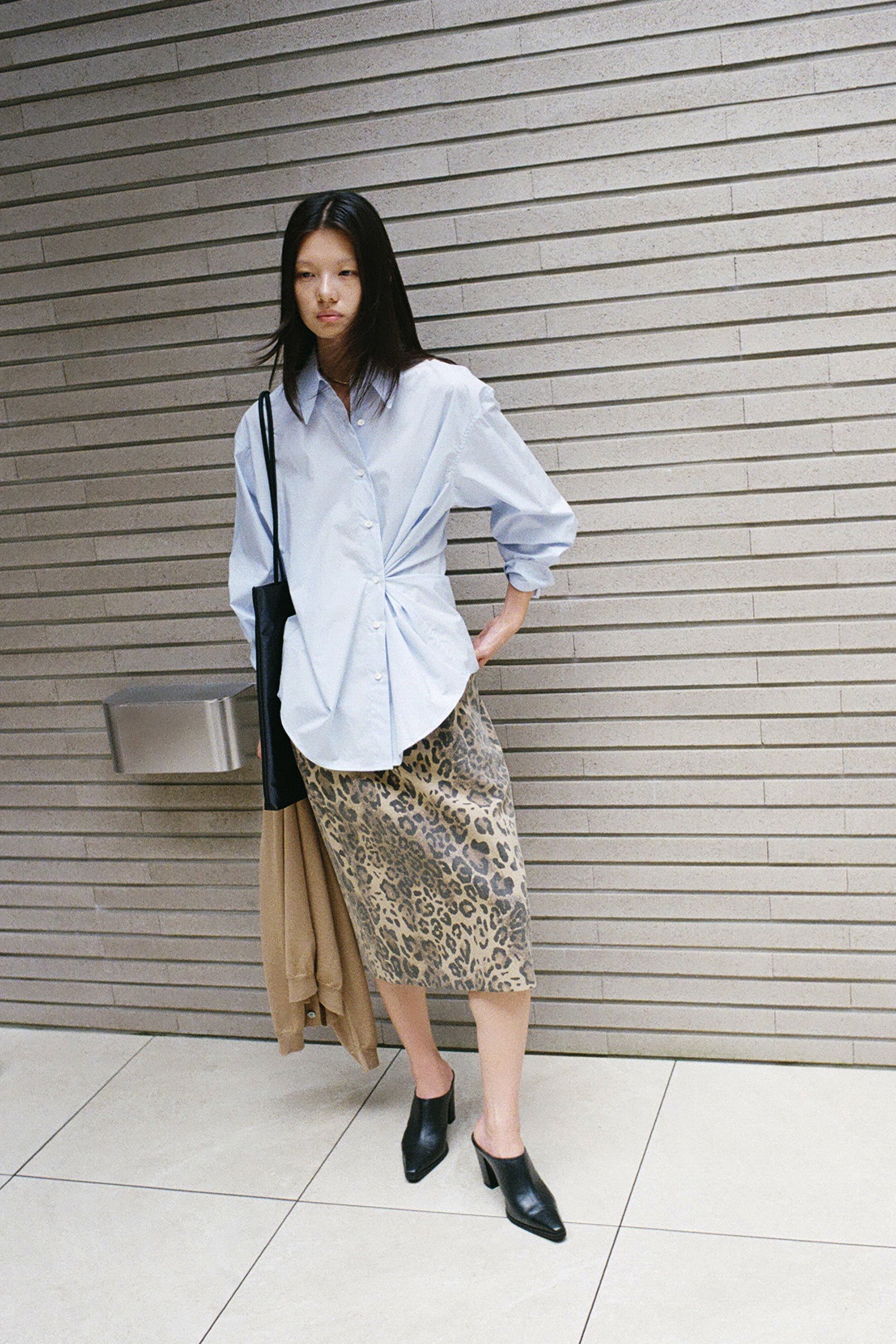 Epoch Cotton Shirt Blue