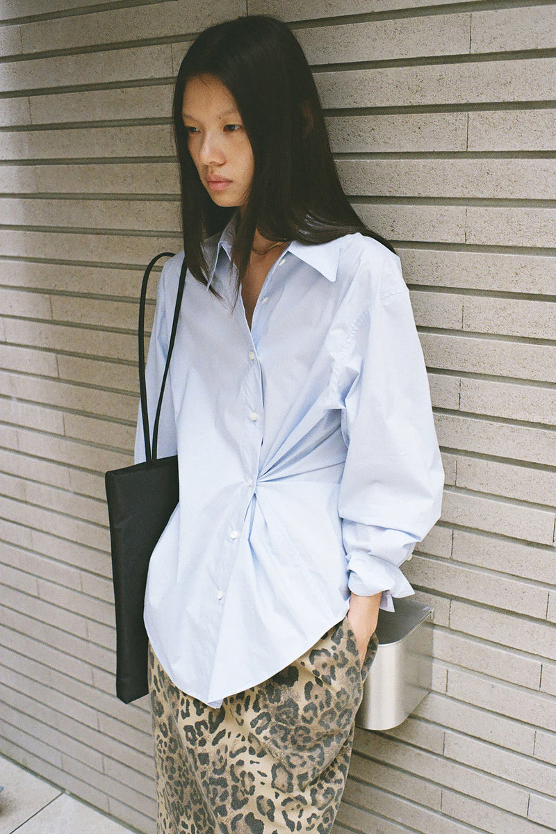 Epoch Cotton Shirt Blue