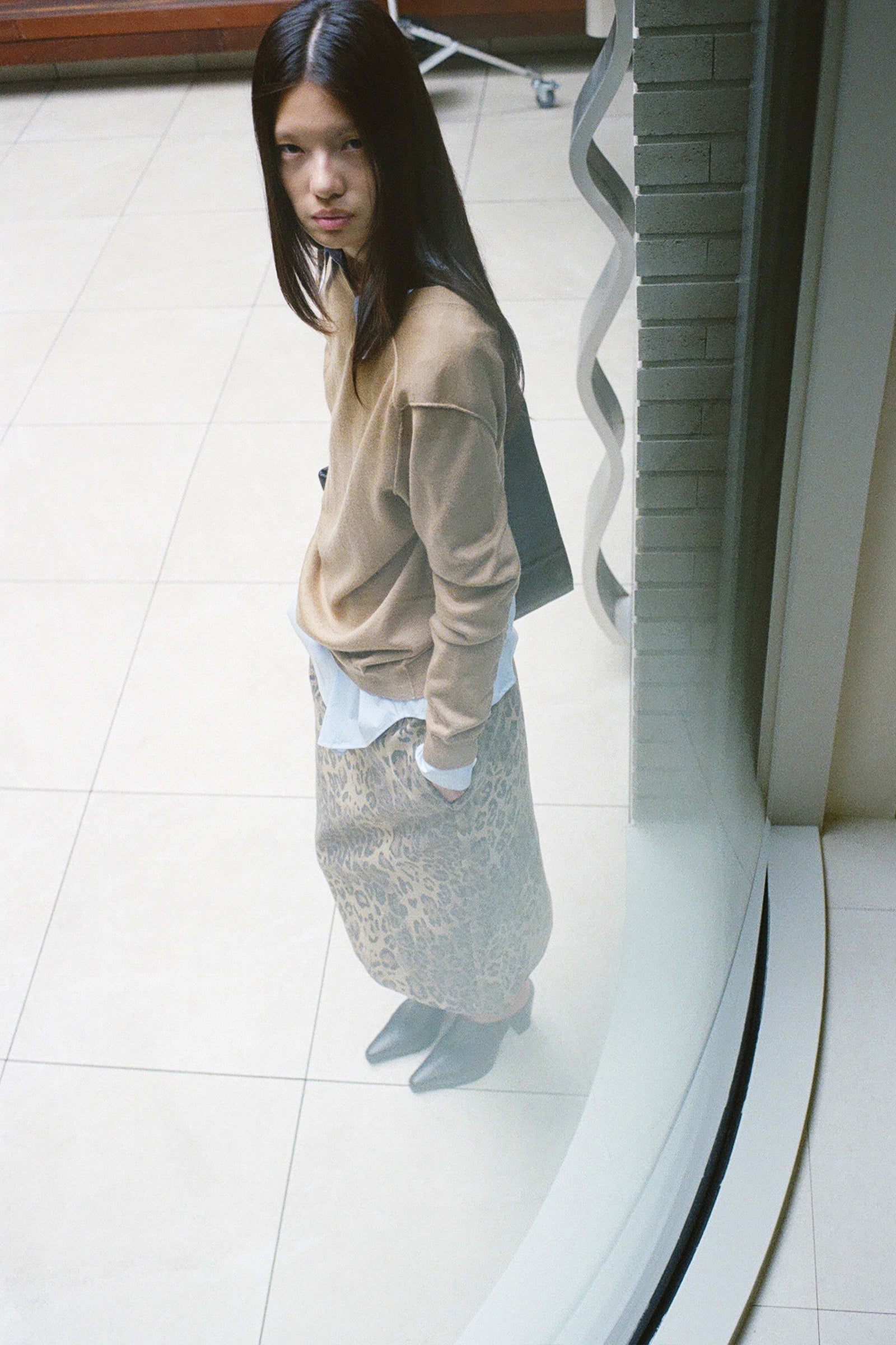 Washable 100% Wool Detail Cardigan Beige