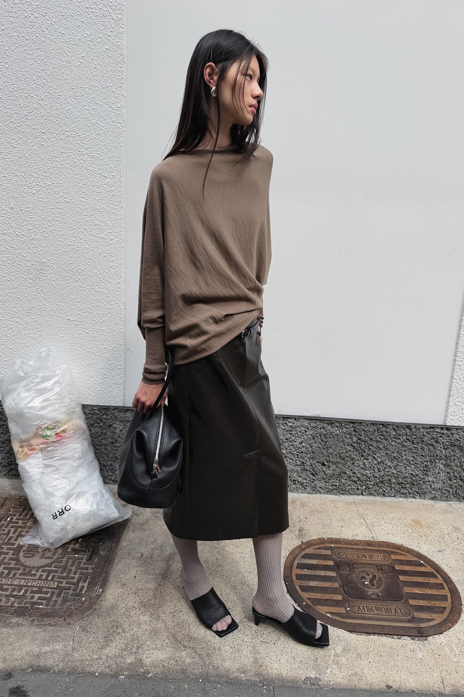 Washable 100% Wool Pullover Taupe