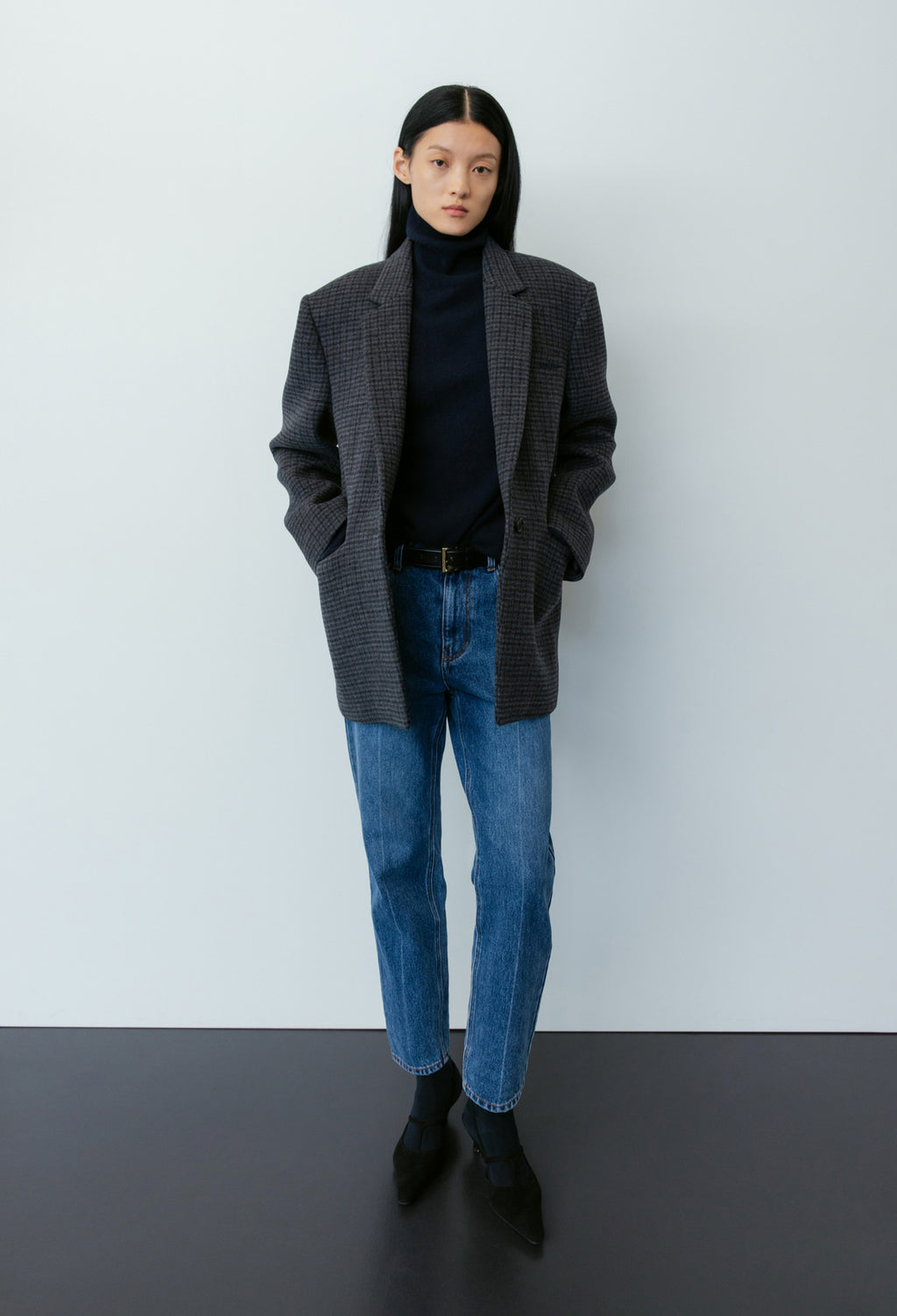 561 슬림 데님 블루