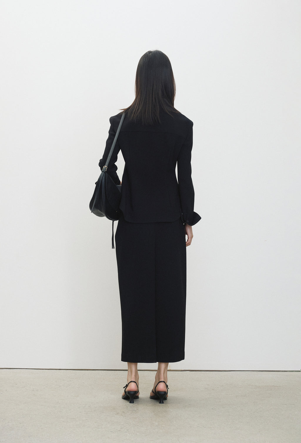 High-density Stretch Shirt Black