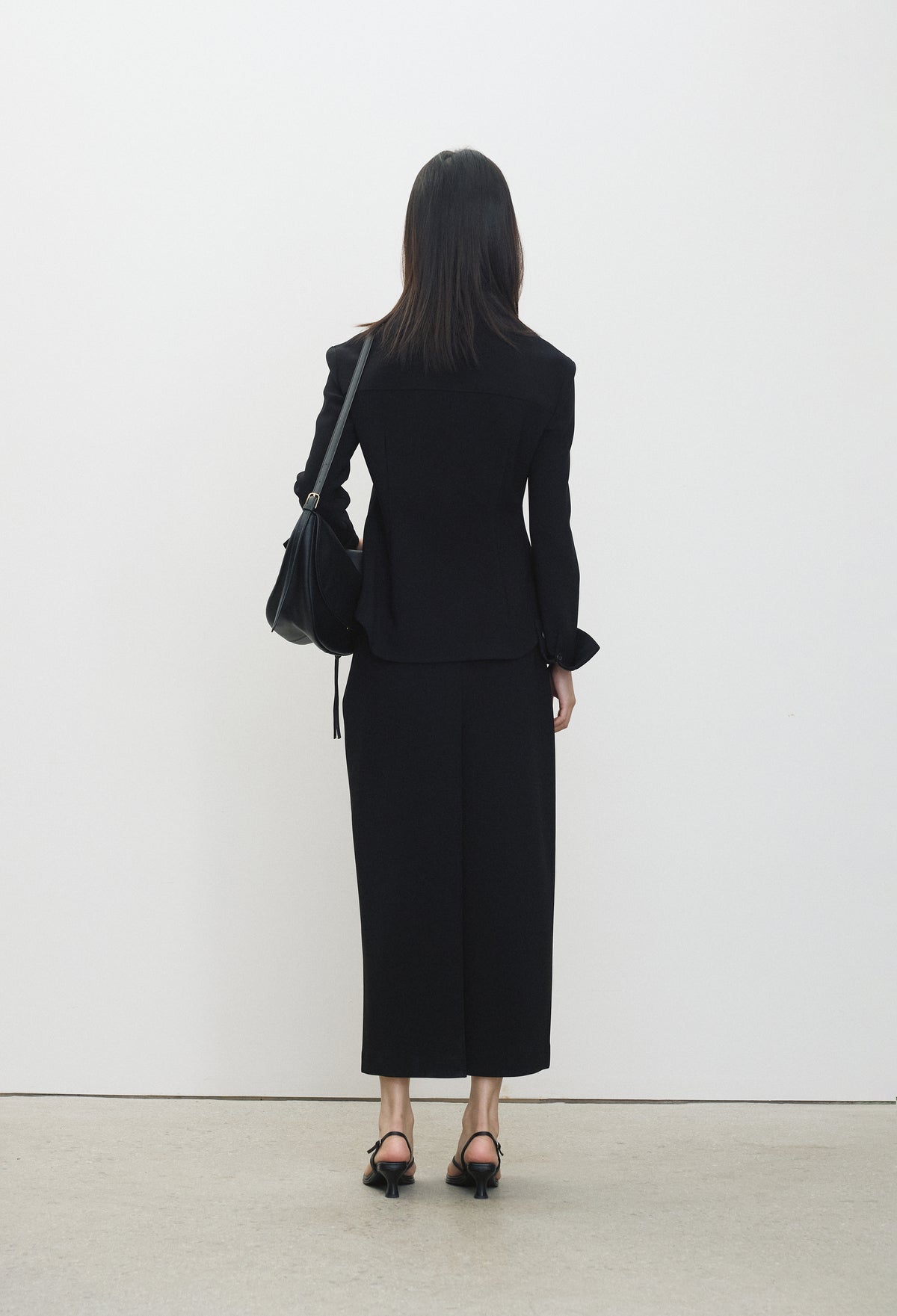 High-density Stretch Shirt Black