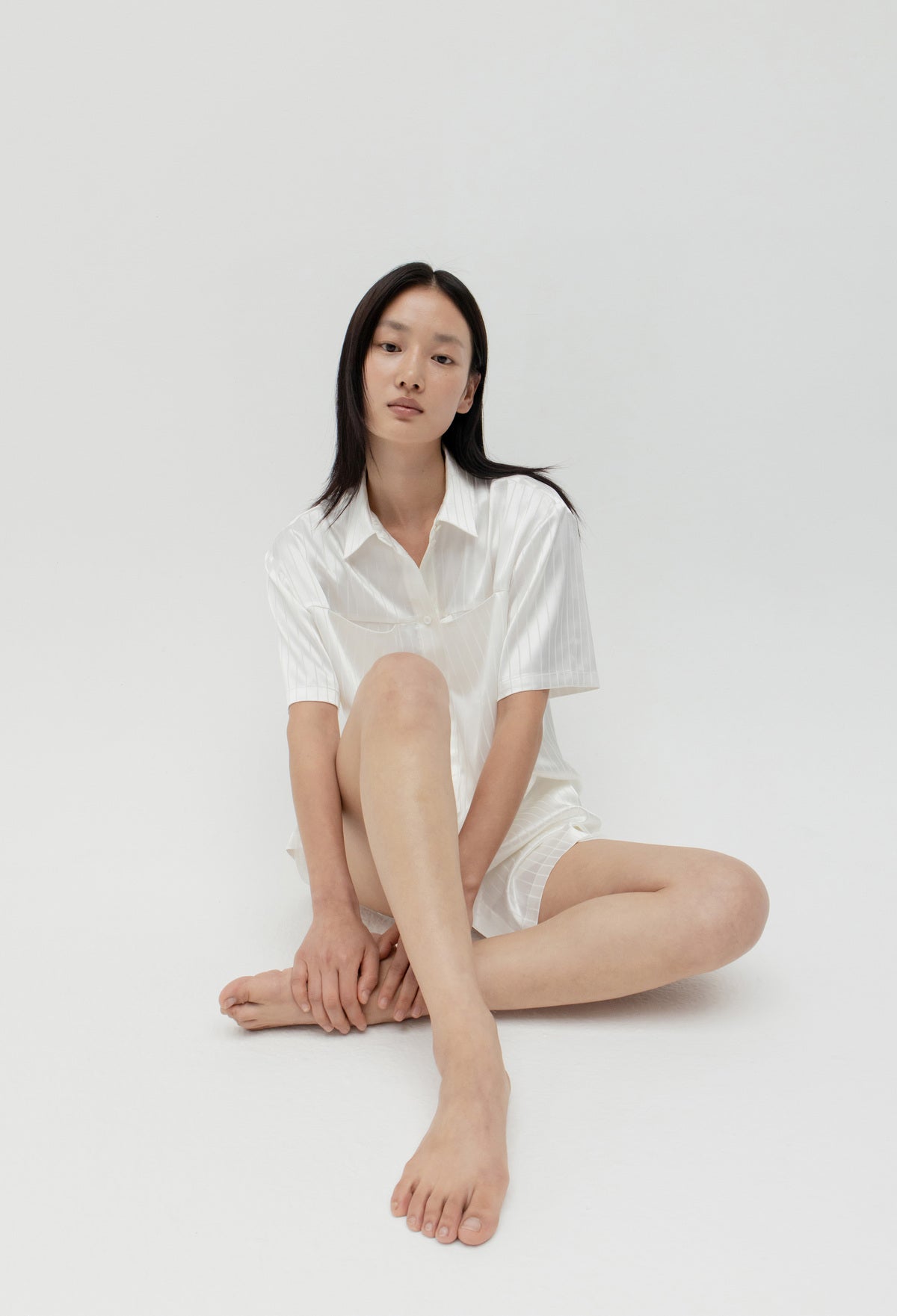 버니쉬 파자마 쇼츠 아이보리