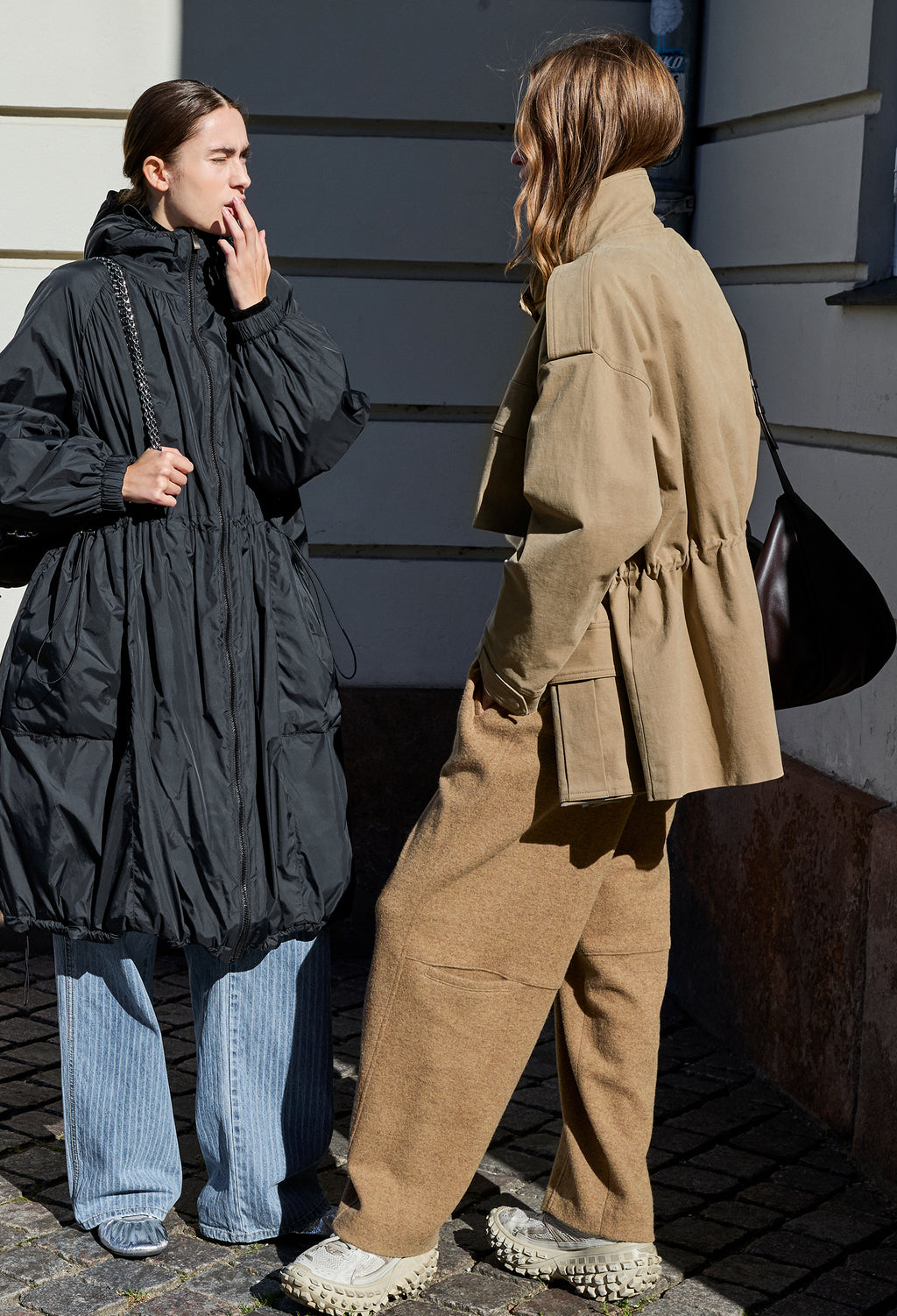 Wool Exhaust Pants Brown