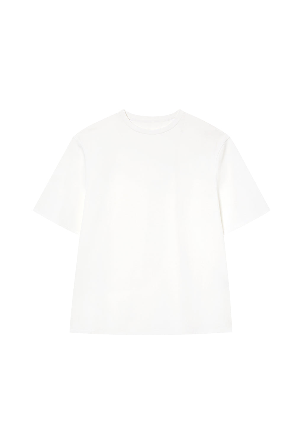 Overfit Cotton T-Shirt Ivory