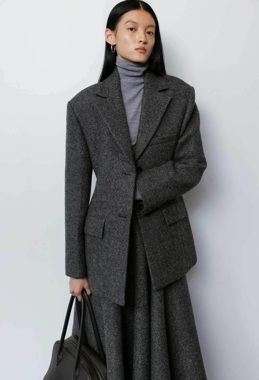 래비쉬 울 블레이저 그레이