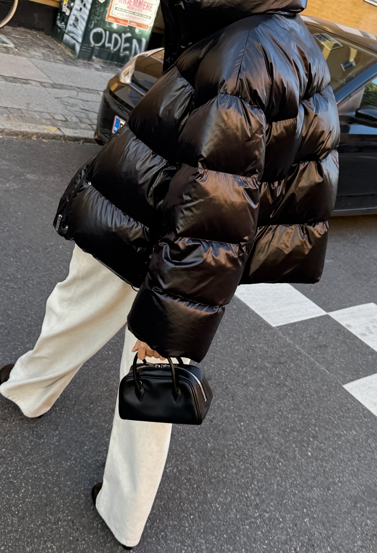 Fluffy Goose Down Black