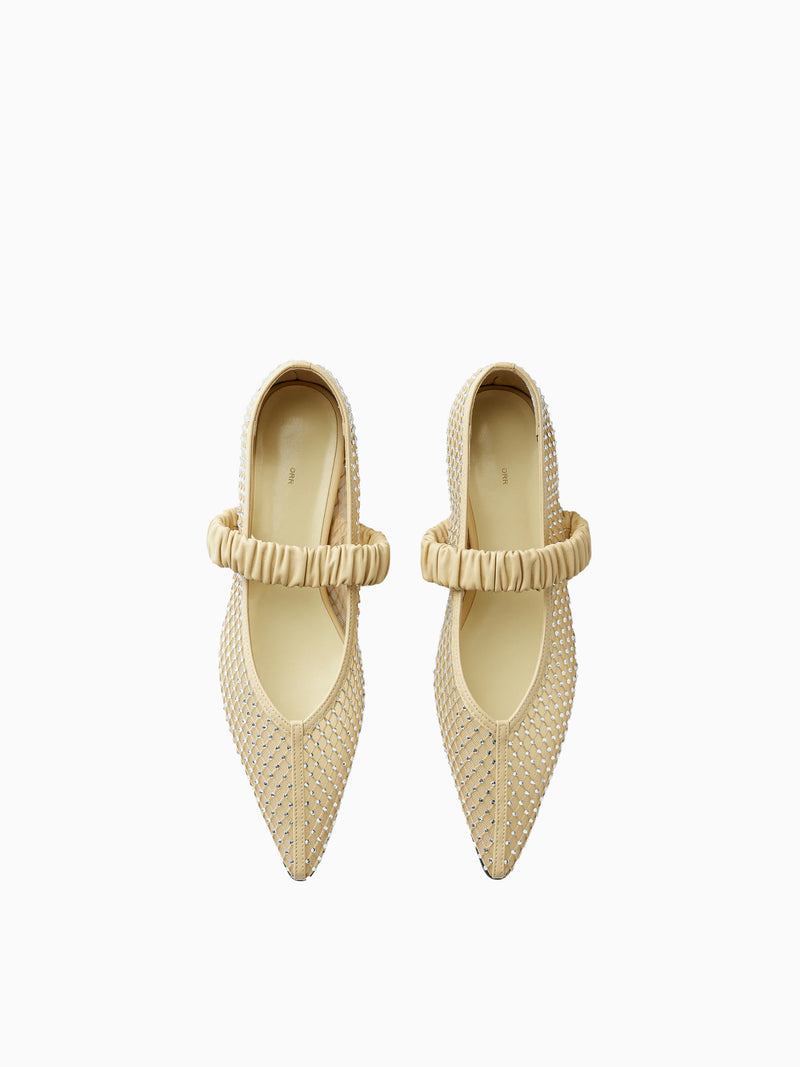 Bobby-Sox Round Shoes Beige