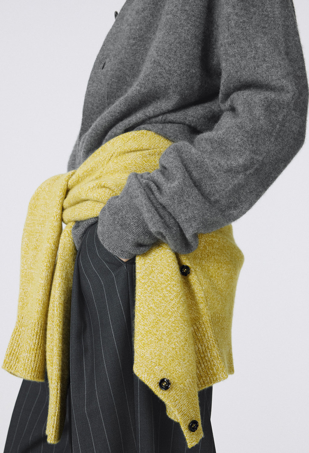 Cashmere 100 Boy Cardigan Gray