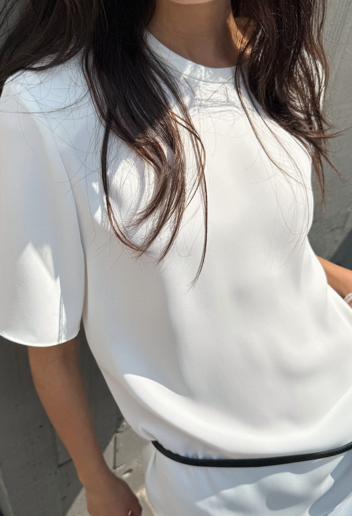 25SS 썸머 루 블라우스 아이보리