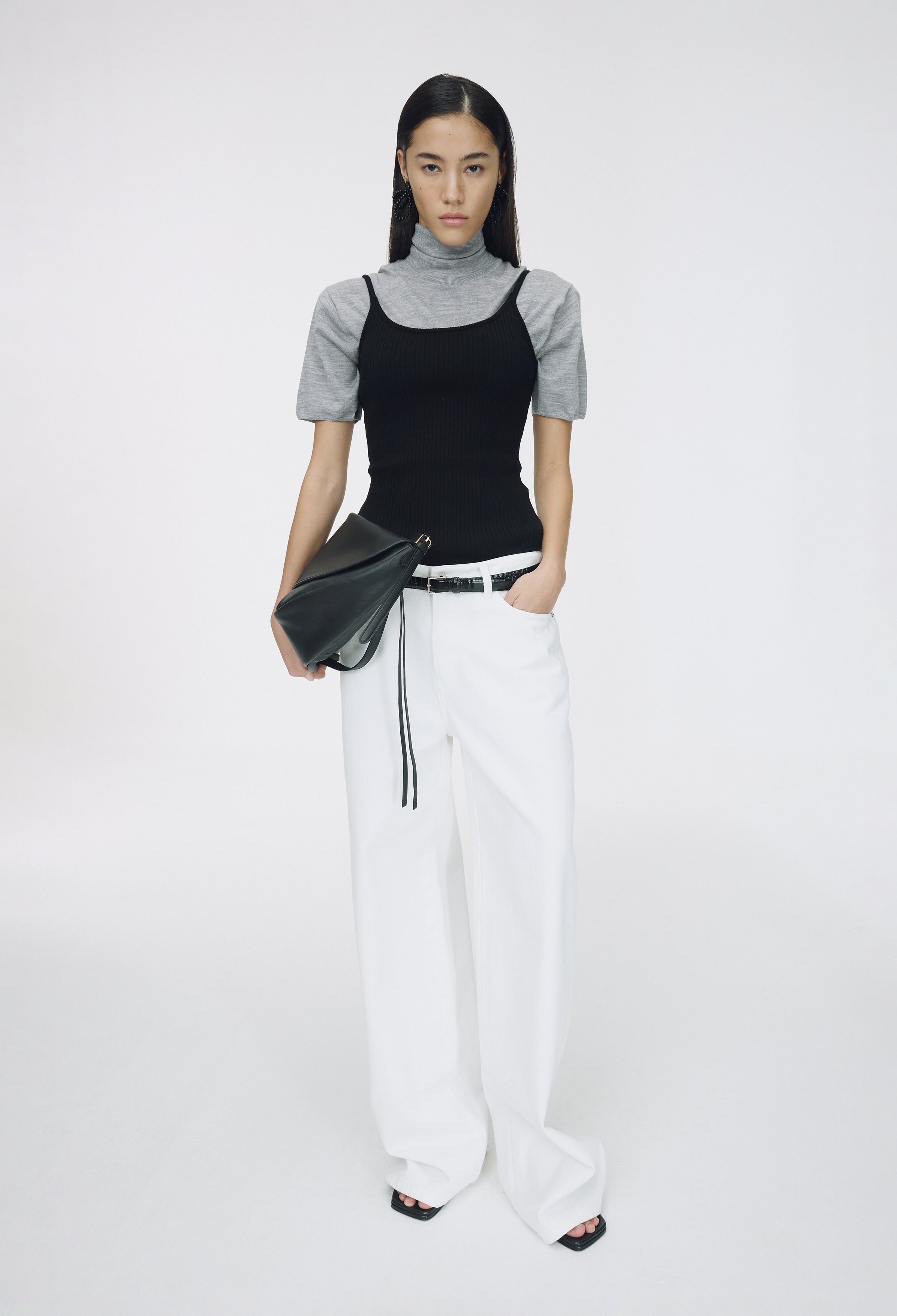 Classic Buckle Belt Crocker Black Silver