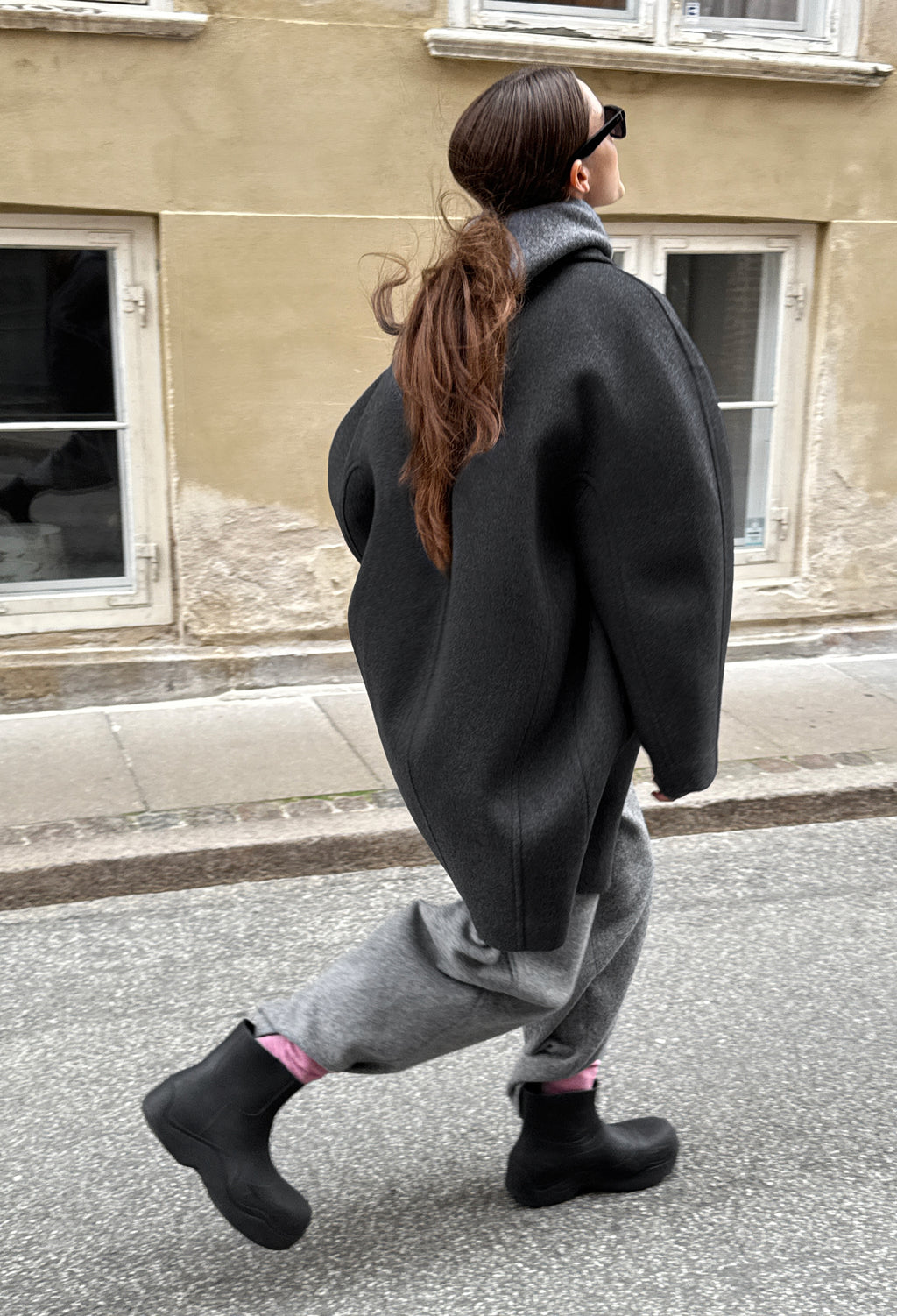 Wool Exhaust Pants Gray