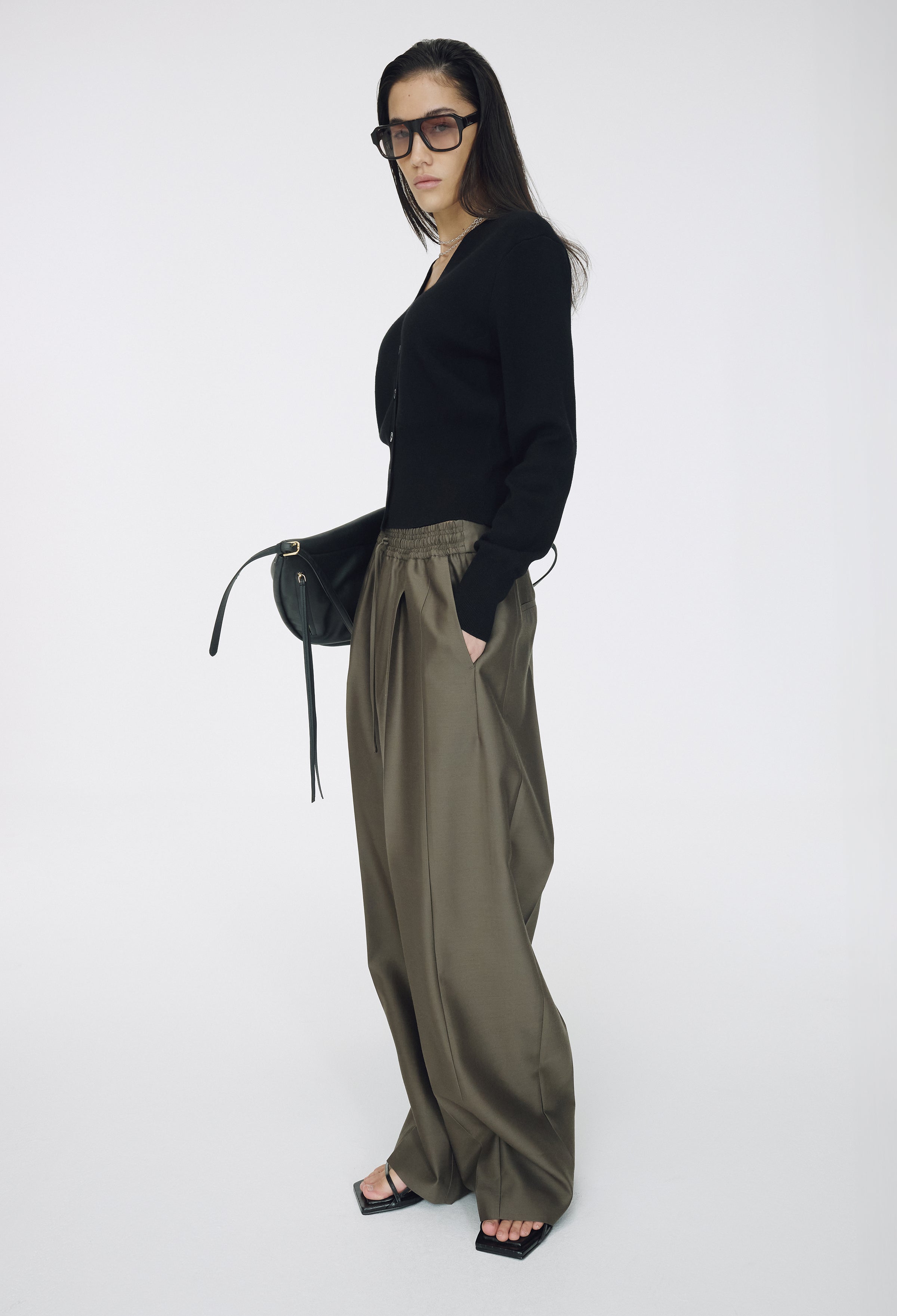 Wool Silk Pants
