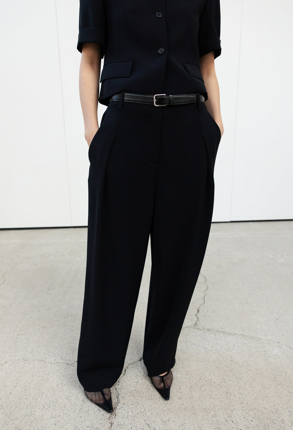 City L Trousers Black