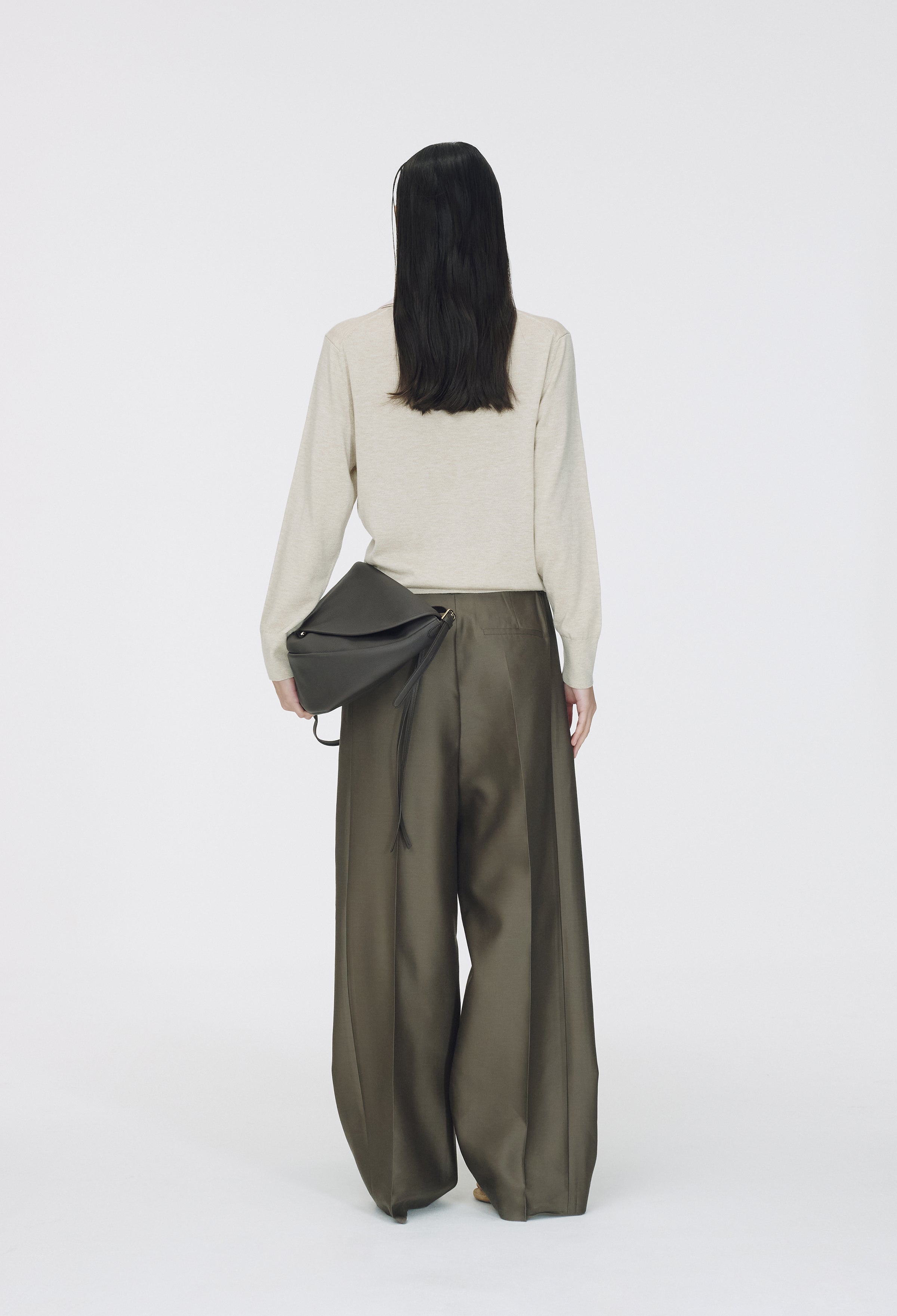 Wool Silk Pants