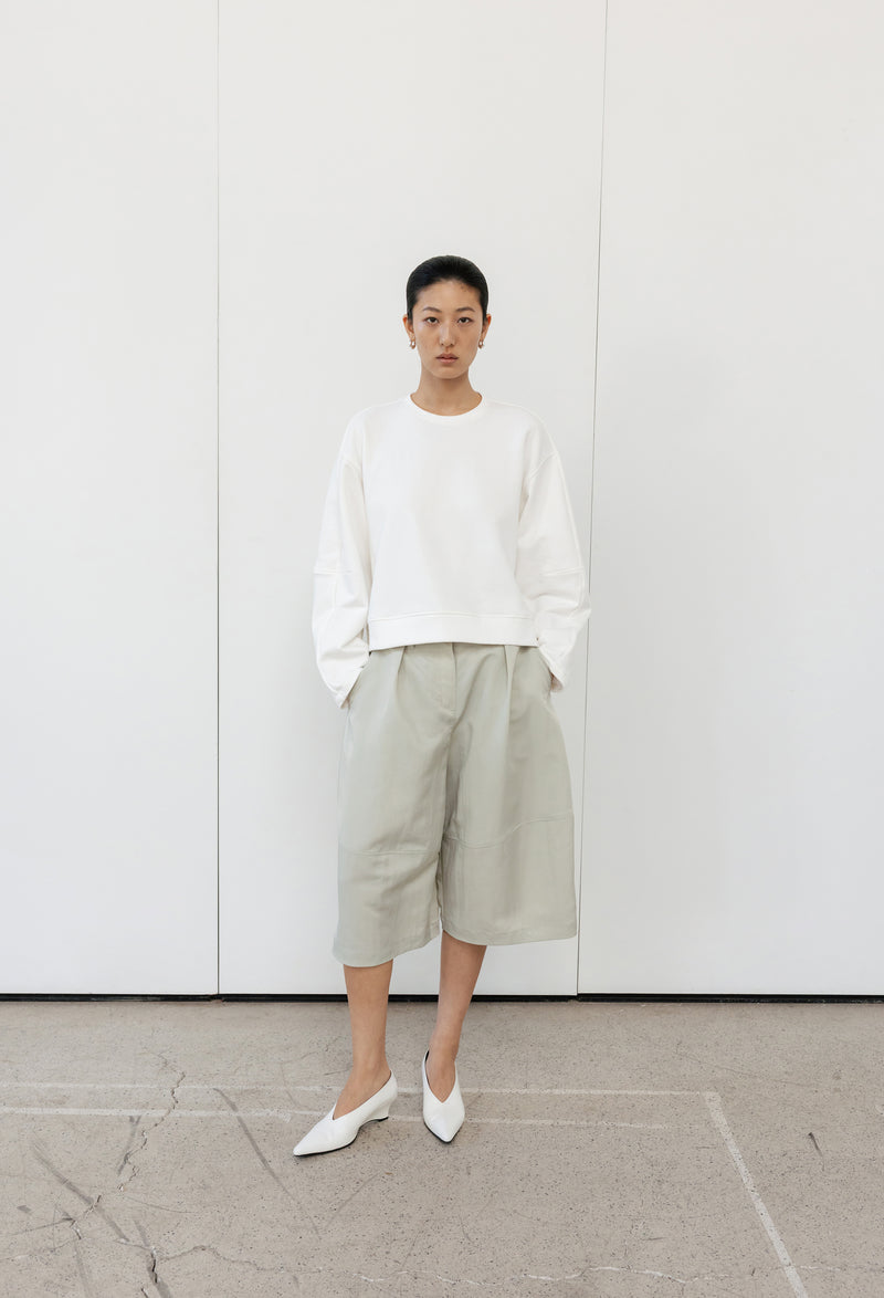 Structure Sweatshirt Ivory