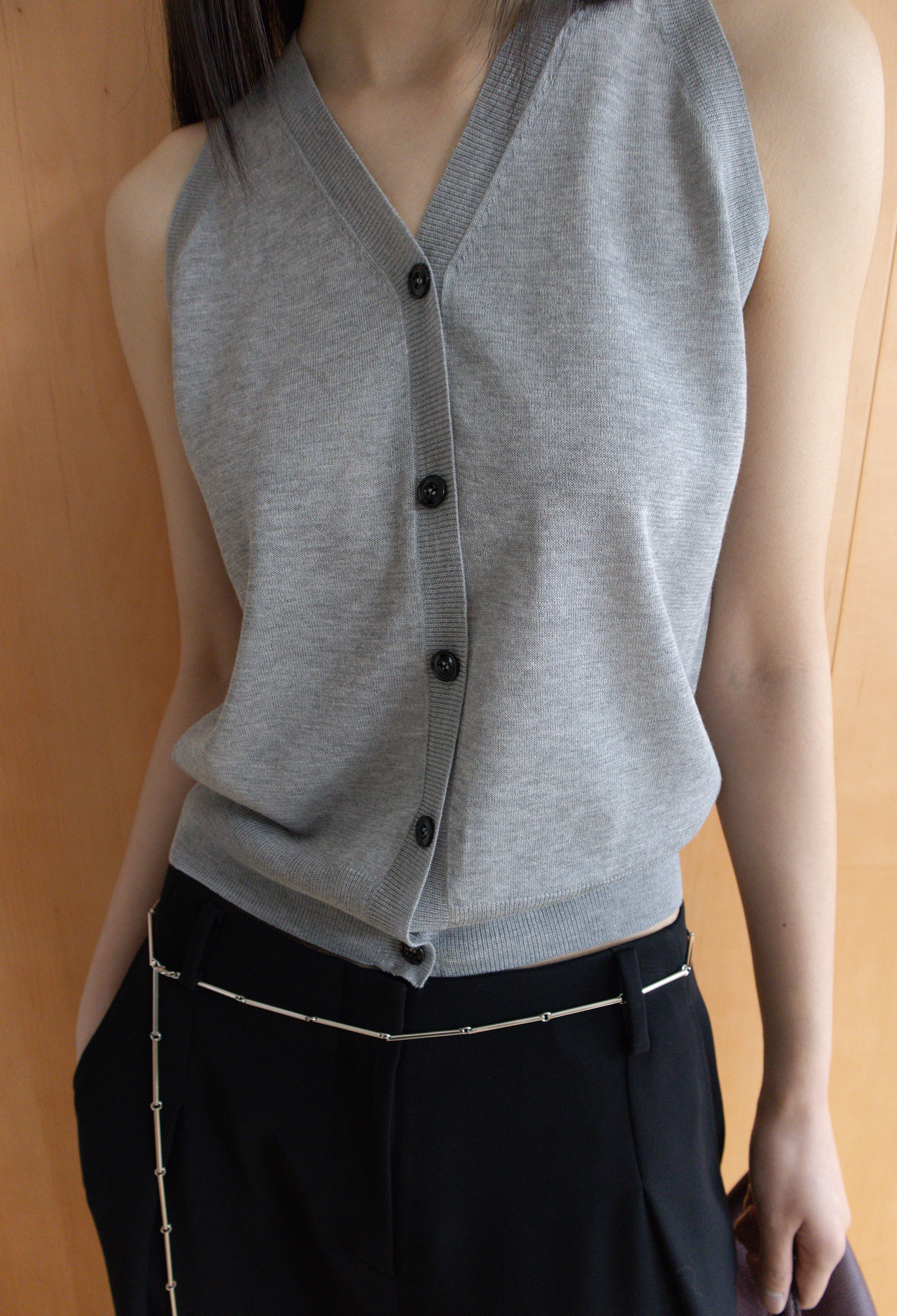 Salt Air Vest Gray