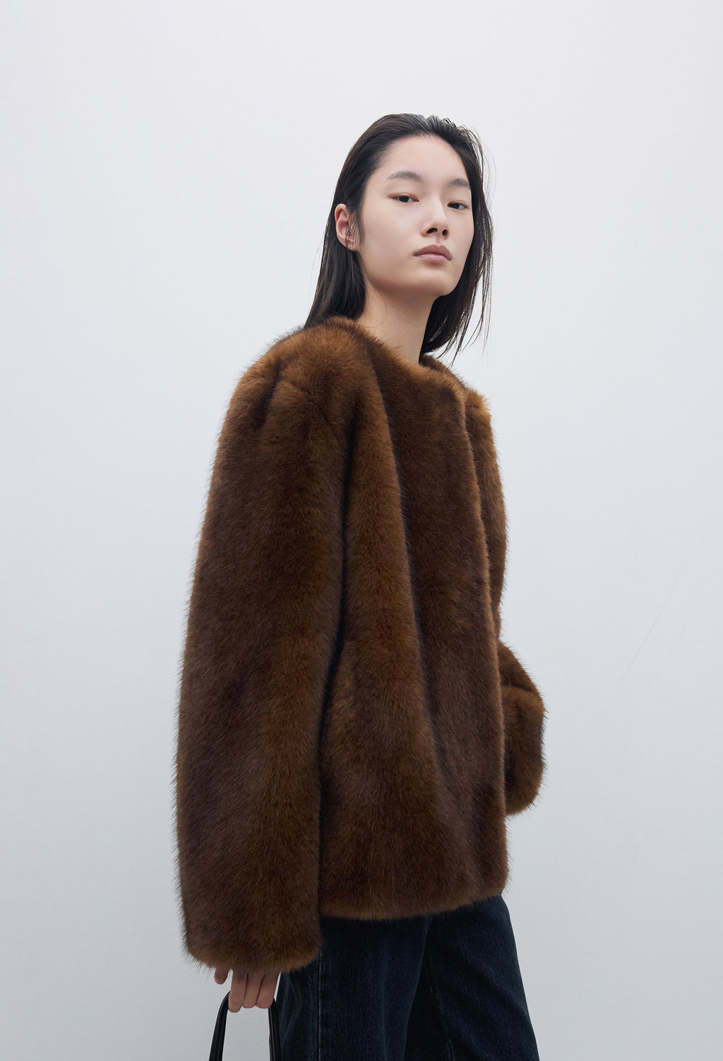[리퍼브] 모카 퍼 자켓