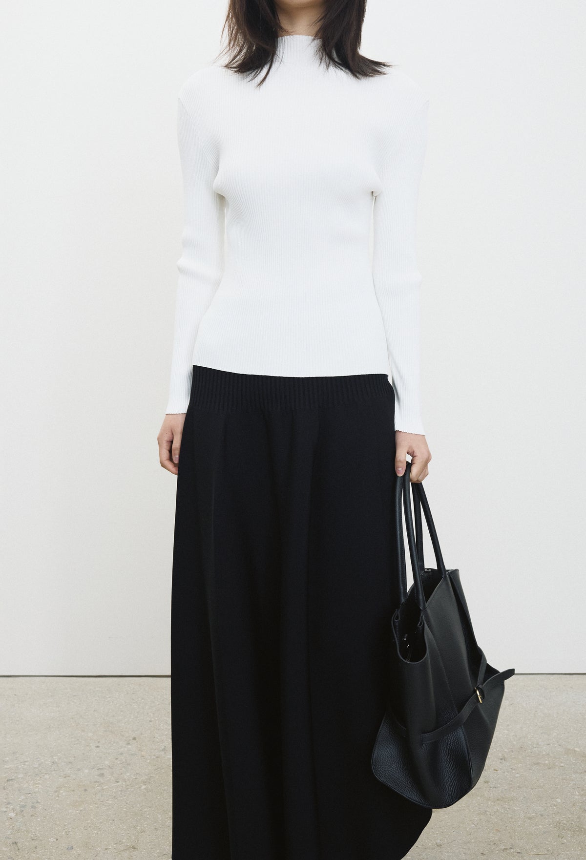 High-density Slim Knit Ivory