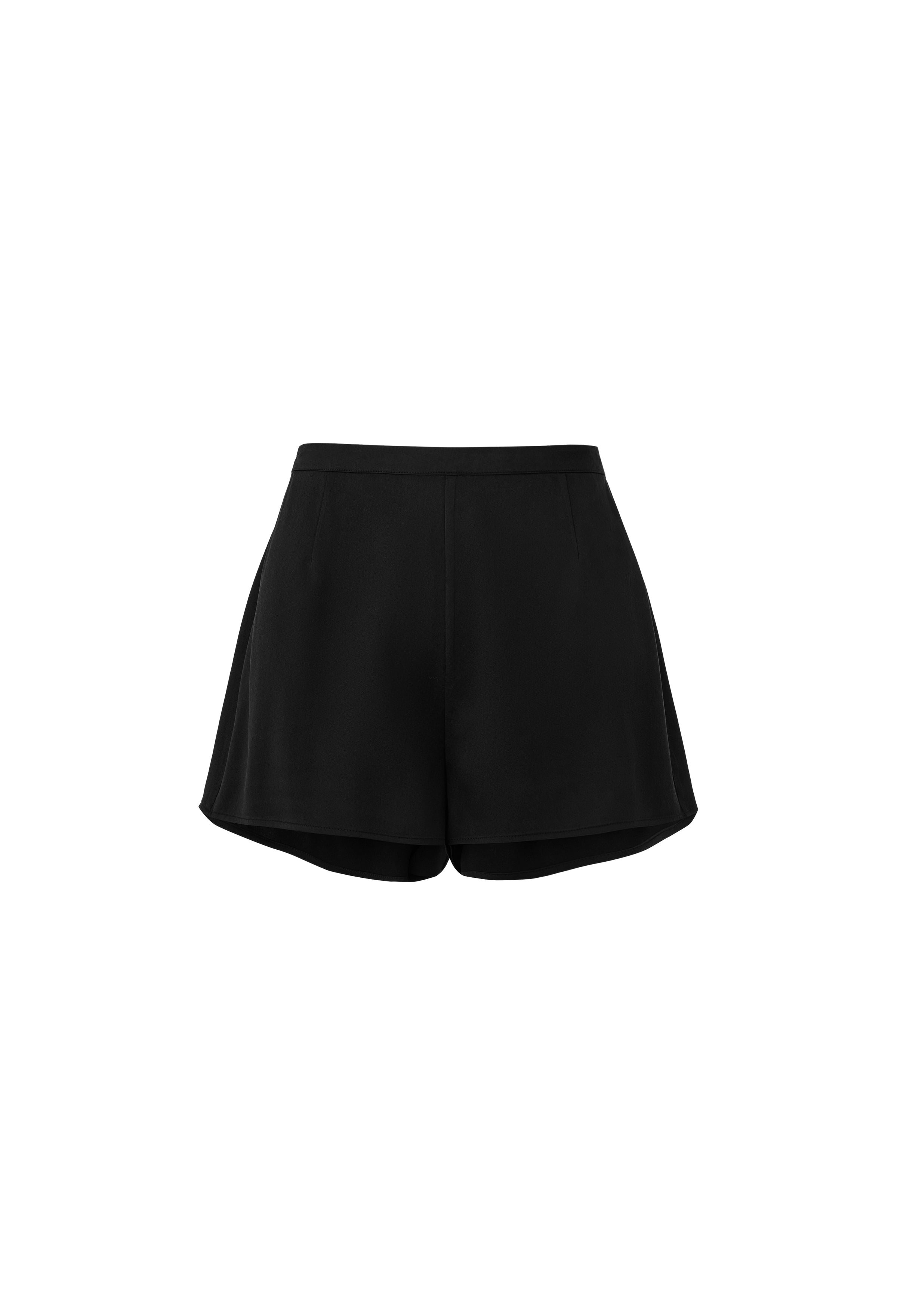 실크 라운지 쇼츠 블랙