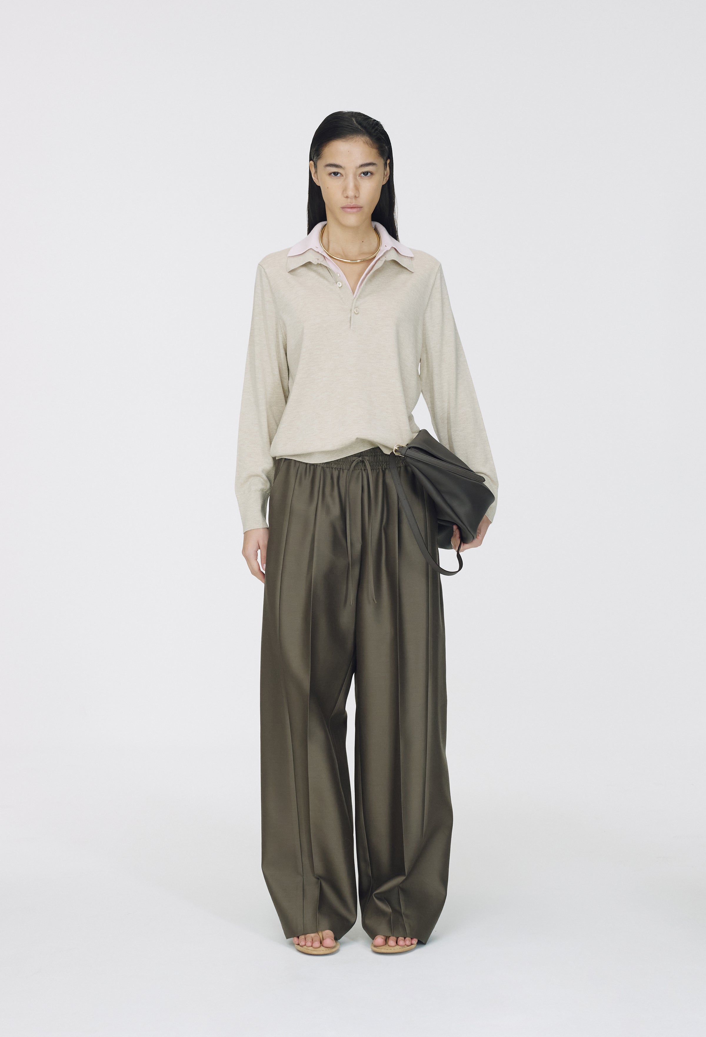 Wool Silk Pants