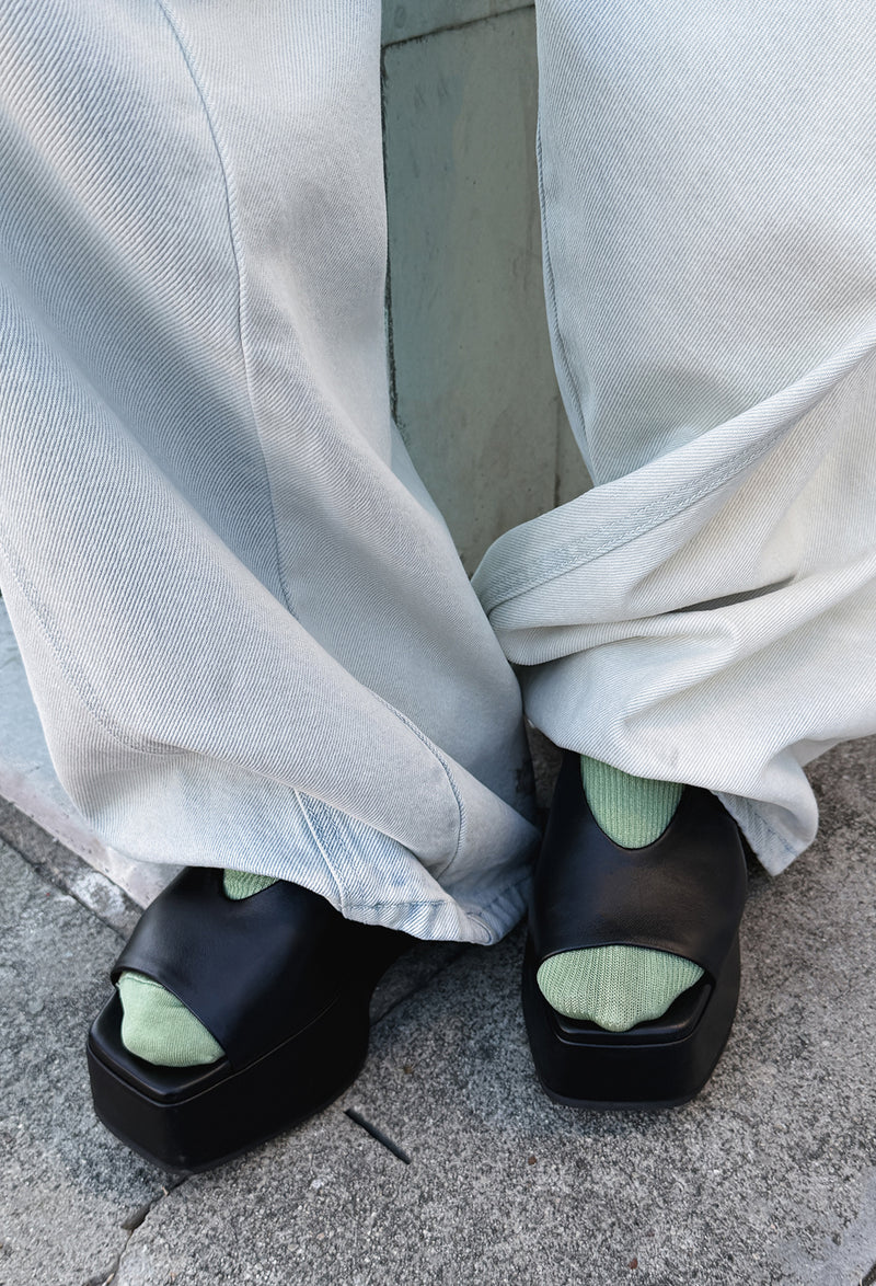 Ribbed Span Socks