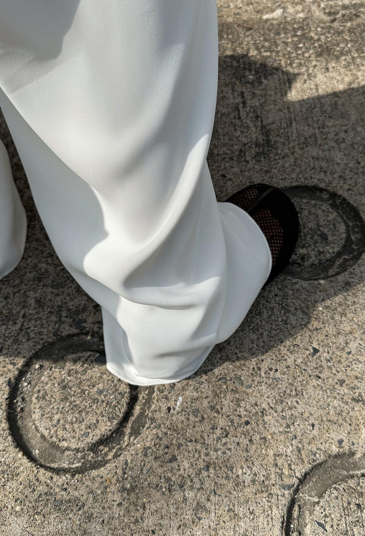 25SS 썸머 루 와이드 팬츠 아이보리