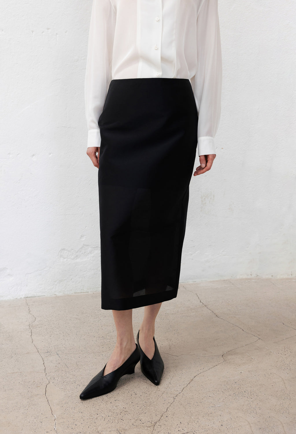 Shimmer Straight Skirt
