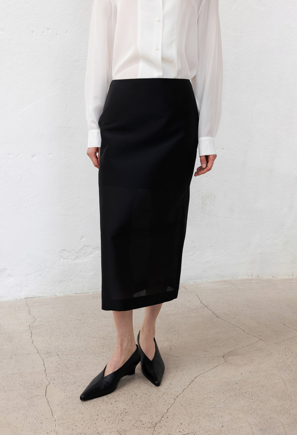 Shimmer Straight Skirt