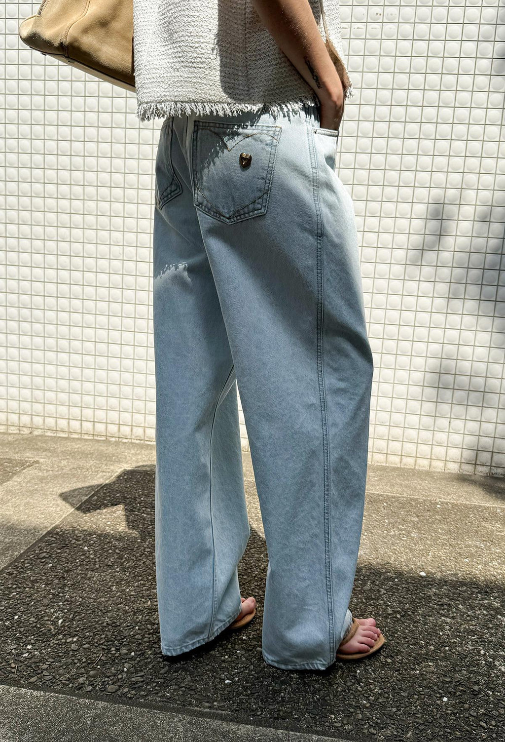 801 하트 데님
