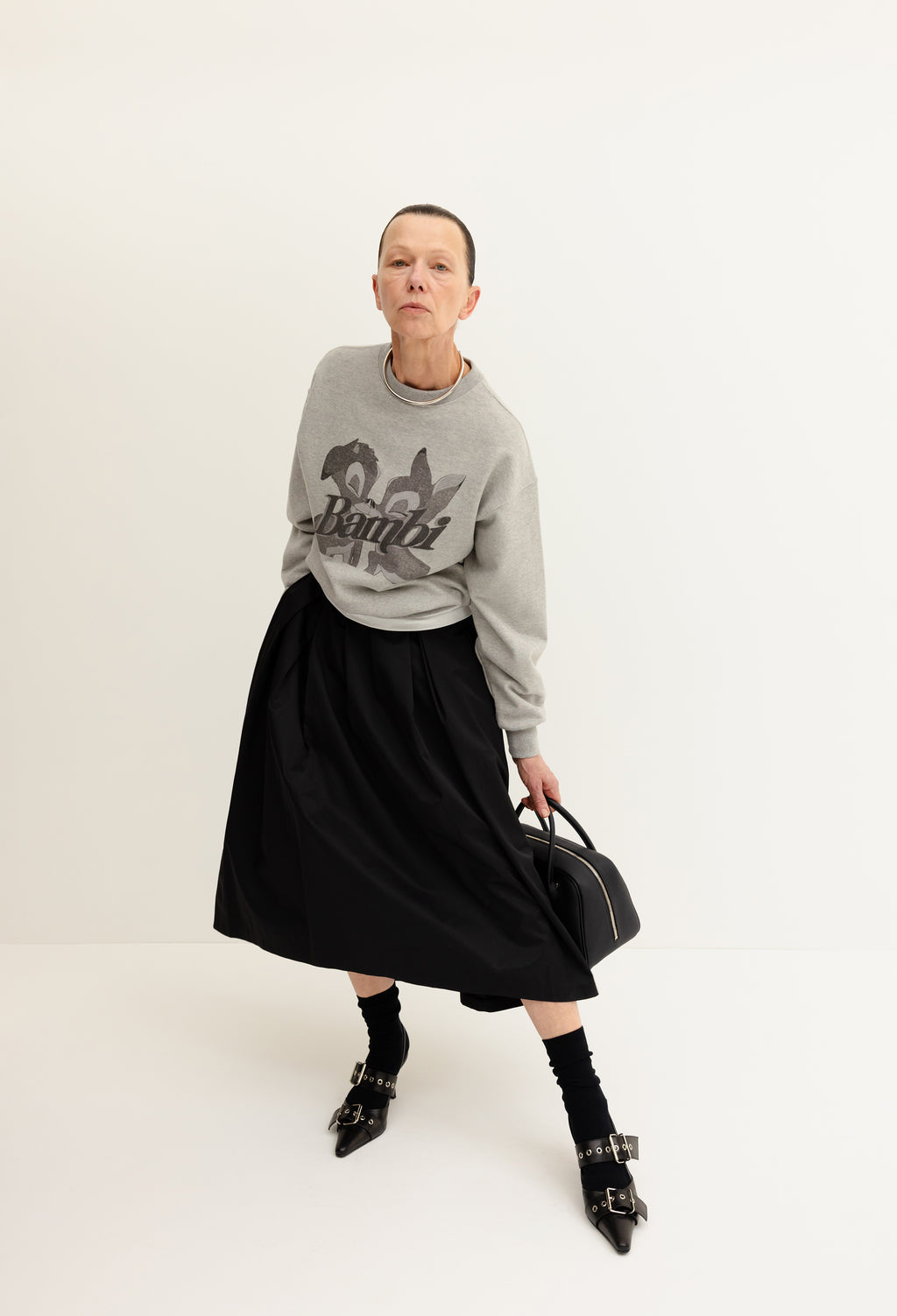 Volume Full Skirt Black