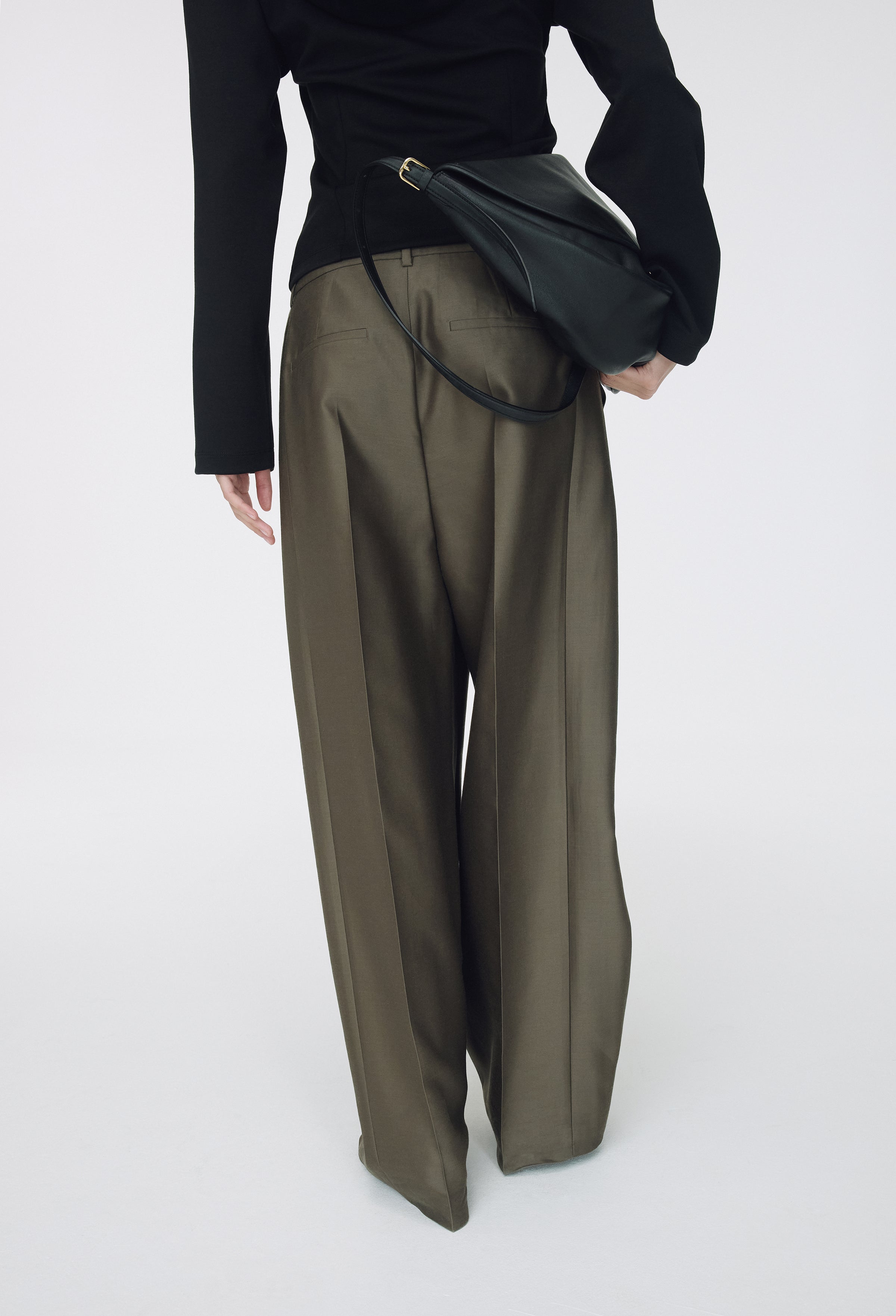 Wool Silk Pants