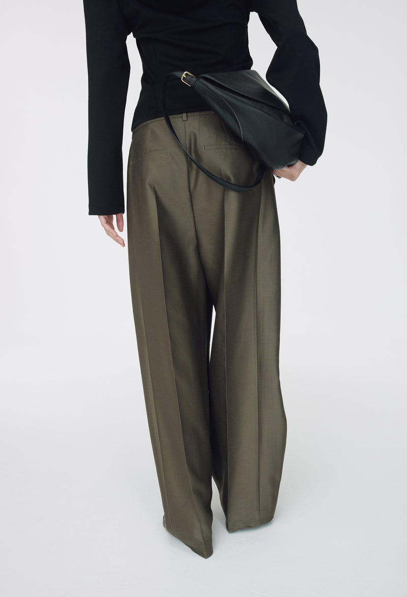 Wool Silk Pants