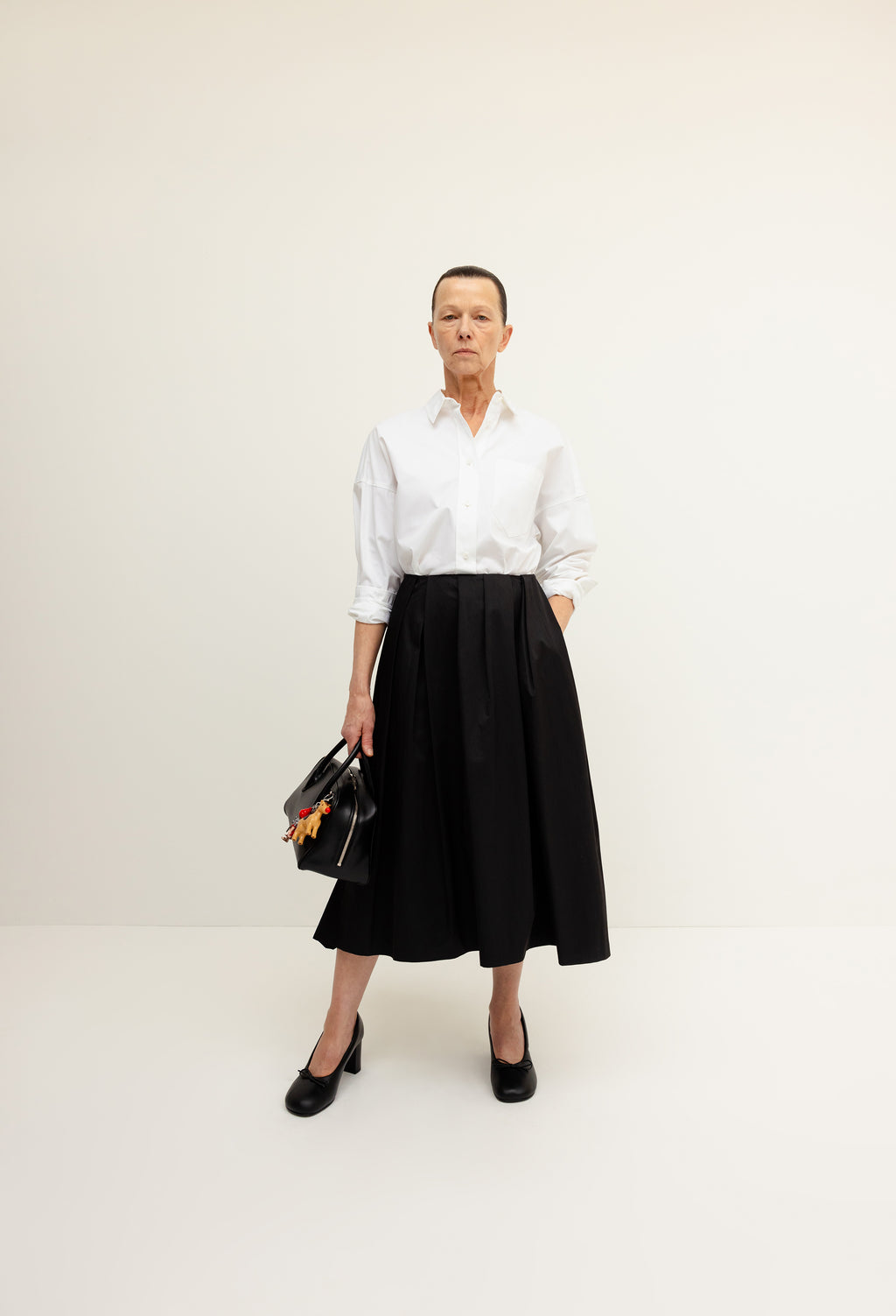 Volume Full Skirt Black